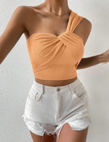 Top SHEIN, portocaliu