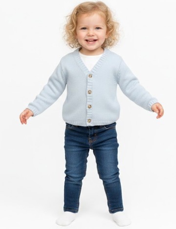 Cardigan Zara, albastru deschis