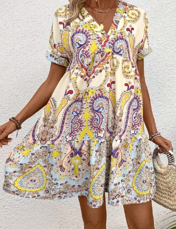 Rochie scurta SHEIN, mix culori