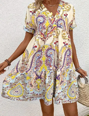 Rochie scurta SHEIN, mix culori