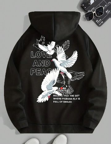 Hanorac SHEIN, negru