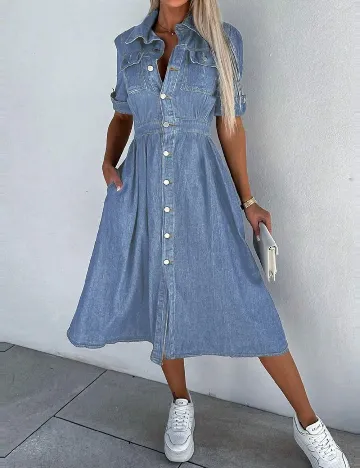 Rochie medie SHEIN, albastru