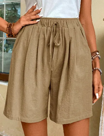 Pantaloni scurti Emery Rose, maro