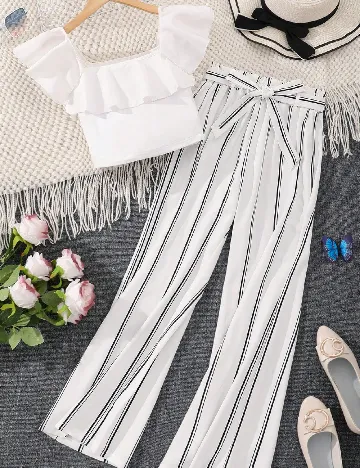 Compleu Shein Kids, alb