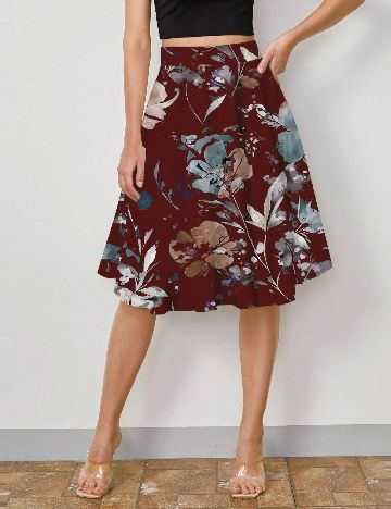 Fusta SHEIN, visiniu