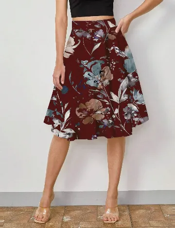 Fusta SHEIN, visiniu