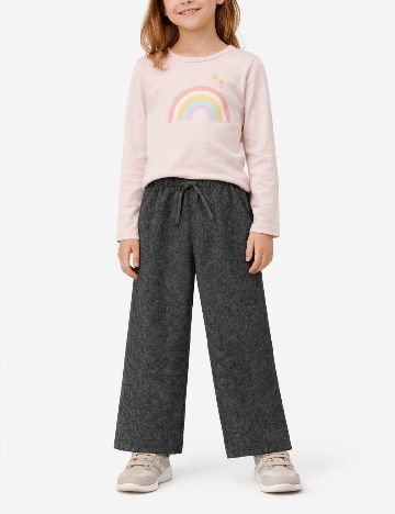 Pantaloni Zara, gri inchis