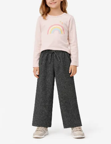 Pantaloni Zara, gri inchis