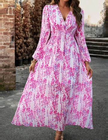 Rochie lunga SHEIN, floral print