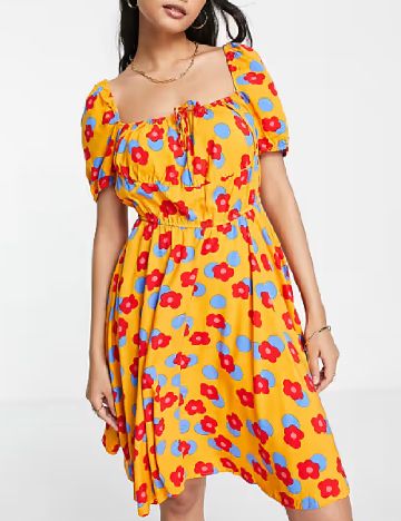 Rochie scurta Vila, floral