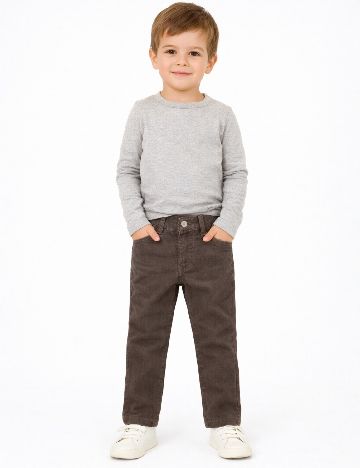 Pantaloni Zara, maro