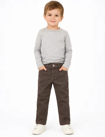 Pantaloni Zara, maro