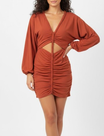 Rochie scurta ASOS, portocaliu