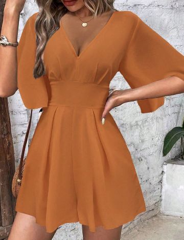 Salopeta SHEIN, portocaliu