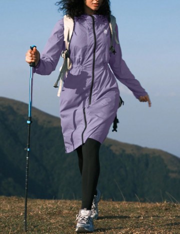 Jacheta de ploaie In My Nature, mov