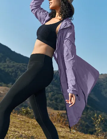 Jacheta de ploaie In My Nature, mov