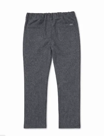 Pantaloni Zara, gri petrol