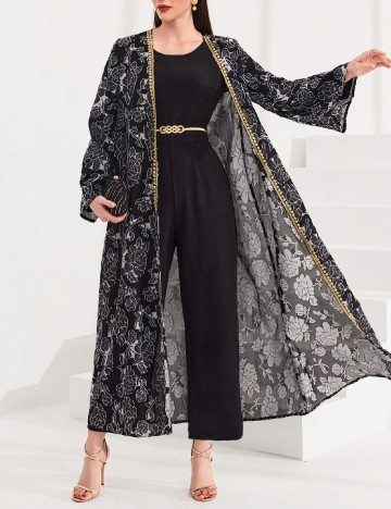 Compleu SHEIN, negru/alb