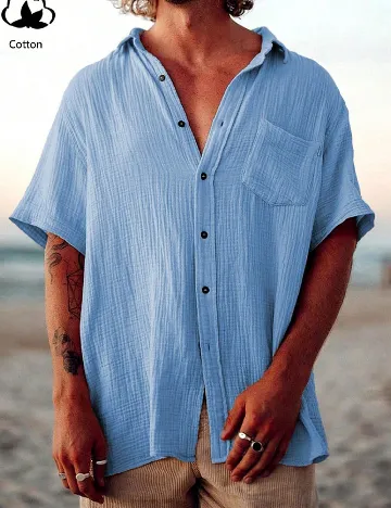 Camasa SHEIN, albastru