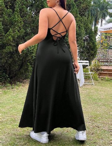 Rochie lunga SHEIN CURVE, negru