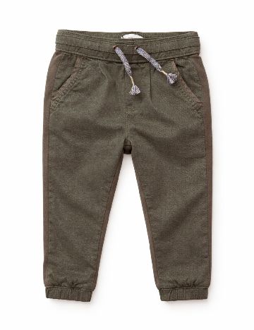 Pantaloni Zara, verde inchis