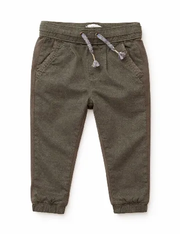 Pantaloni Zara, verde inchis