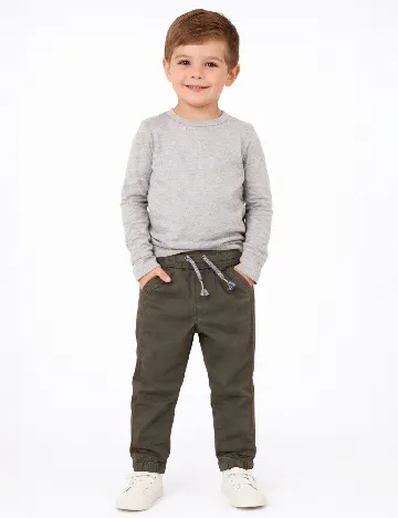 Pantaloni Zara, verde inchis