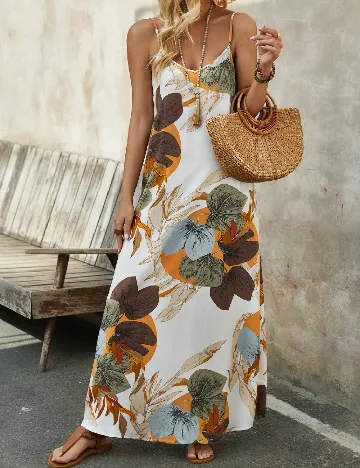 Rochie lunga SHEIN CURVE, mix culori