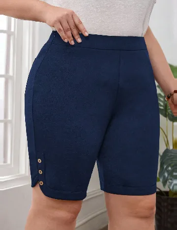 Pantaloni scurti Emery Rose Curve, bleumarin