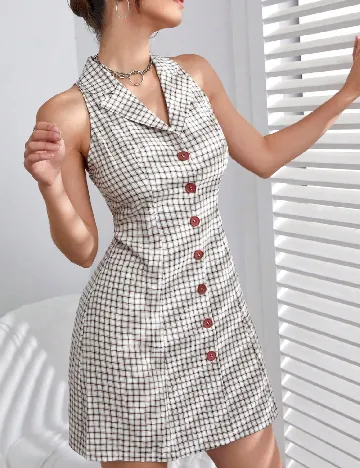 Rochie scurta SHEIN, alb