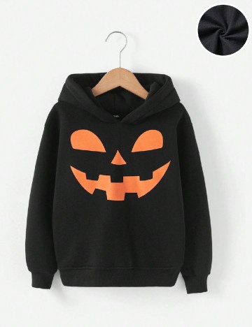 Hanorac Shein Kids, negru