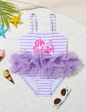 Costum de baie Shein Kids, mov