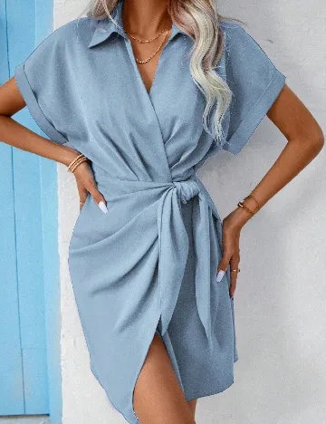 Rochie scurta SHEIN, bleu