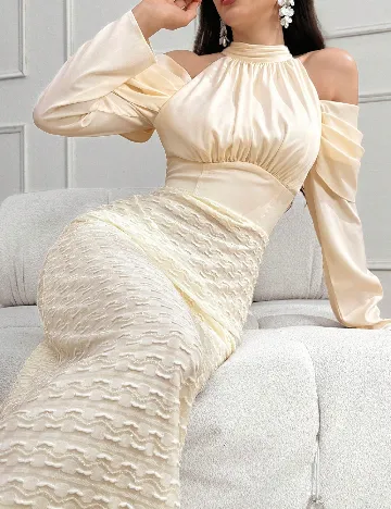 Rochie medie SHEIN, crem