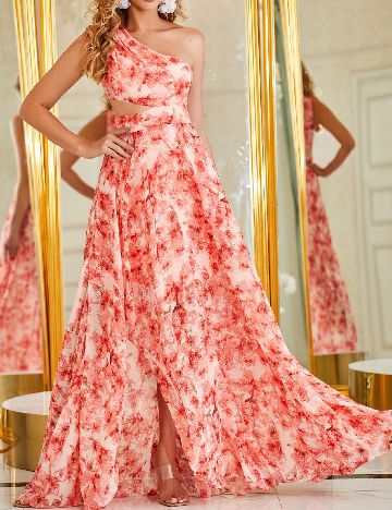 Rochie lunga Giffniseti, floral print