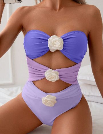 Costum de baie SHEIN, mov