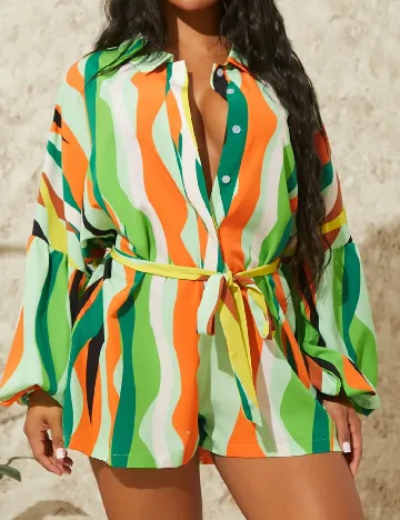 Salopeta SHEIN, mix culori