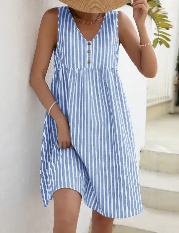 Rochie scurta SHEIN, albastru