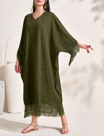 Rochie lunga SHEIN, verde