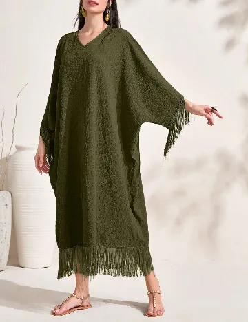 Rochie lunga SHEIN, verde