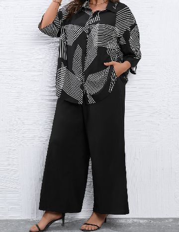 Compleu SHEIN CURVE, negru