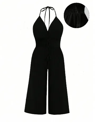 Salopeta SHEIN CURVE, negru