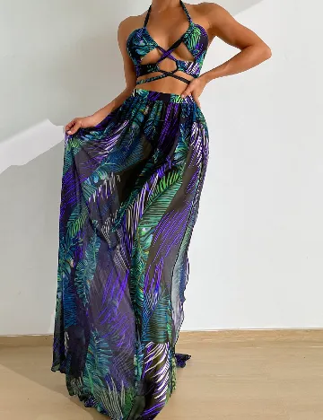 Costum de baie SHEIN, mix culori