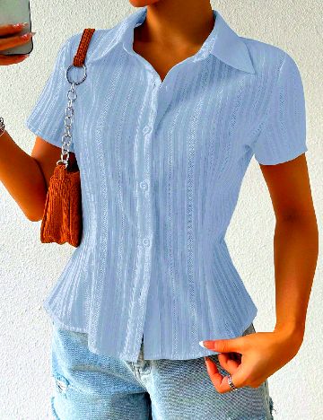 Camasa SHEIN, albastru