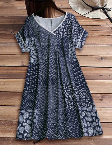 Rochie medie Emery Rose, bleumarin