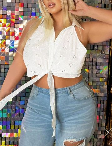 Camasa SHEIN CURVE, alb