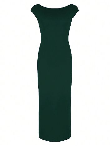 Rochie lunga SHEIN, verde