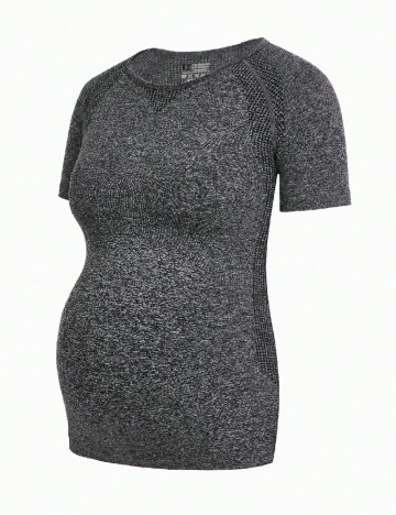 Tricou SHEIN Maternity, gri