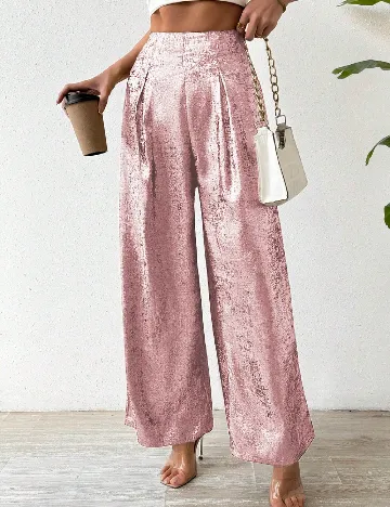 Pantaloni SHEIN, roz