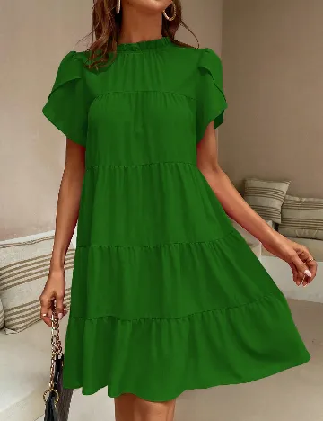 Rochie scurta SHEIN, verde